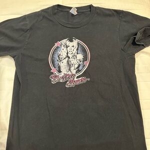 Black Kids Graphic T-Shirt with Pink and White Design